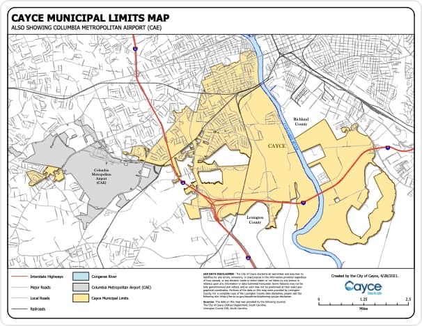 municipal limits map image